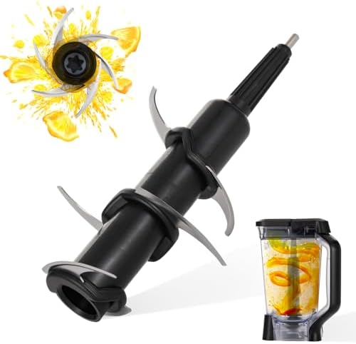 Blender 6 Blade Replacement Parts for Ninja 72 OZ Pitcher, Blender Accessories Compatible with Kitchen System 1100W 1200W 1500W Pitcher BL500C BL660C BL642 BL700C BL780 NJ600RC NJ602CO NC600CCO