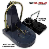 Roshield 2x Nano Heavy Duty Rat Control Trap - Powerful Instant Killer Rodent Trap Solution for Treatment of Rats within Buildings