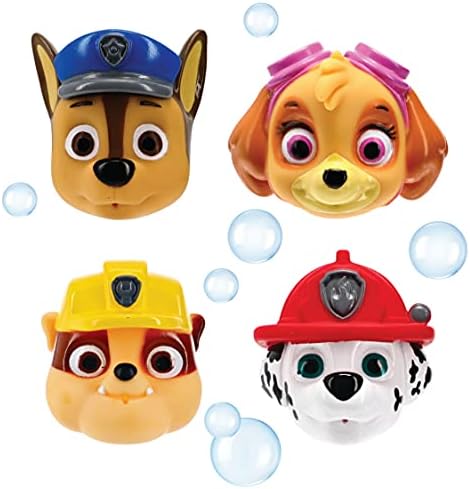 Ginsey Nickelodeon's PAW Patrol Bath Squirters, PVC, PAW Patrol Bath Toy Set, Multicolor, 4-Piece, Kid