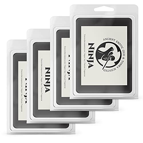 Ninja Wax Melts (4 Pack) Rich Oud and Tonka Scented Soy