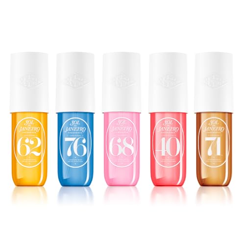 SOL DE JANEIRO Mist and Match Hair & Body Perfume Bundle, Includes 5 90ml Cheirosa Fragrances, Amazon Exclusive