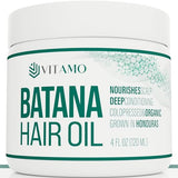 100% Organic Batana oil for Hair Growth | Pure Elaeis Oleifera | Natural Cold Press Extraction Method | Dr Sebi Scalp Care Hair Shine treatment for Men & Women | No Burnt Smell