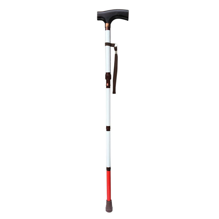 Adjustable Folding Support Walking Cane for The Blind 31.5 inch - 35.4 inch (Folds Down 4 Sections),Lightweight & Portable Walking Stick Mobility Aid