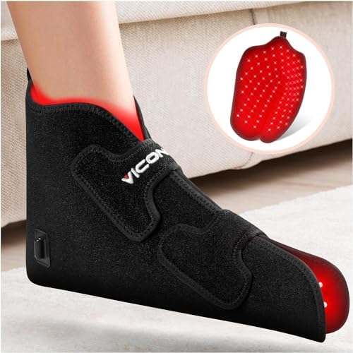 Viconor Red Infrared Light Therapy for Feet —Red Light Therapy Shoe Wraps Toes & Ankle