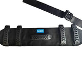 LAMBOX Transfer Walking Gait Belt with 5 Handles- Walking Assist Aid for Elderly, Seniors, Therapy (Black, 56 inch with Plastic Buckle)