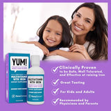 NovaFerrum Yum 16 Fl Oz | Multivitamin with Iron for Kids Ages 4 & Over | Gluten Free Certified | Sugar Free | Raspberry Grape