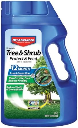 BioAdvanced 12 Month Tree and Shrub Protect and Feed, Granules, 4 lb