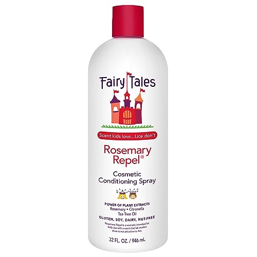 Fairy Tales Rosemary Repel Daily Kids Conditioning Spray REFILL– Kids Like the Smell, Lice Do Not, 32 fl oz. (Pack of 1)