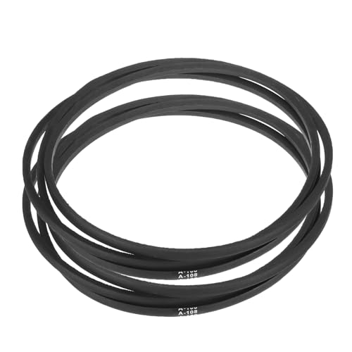 uxcell 2pcs A108 or 4L1100 Classic Wrapped Rubber V-Belt, 108"(2743mm) Inside Circumference, A Profile V Belt