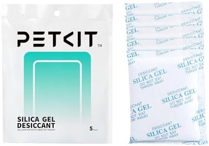 PETKIT Replaced Desiccant for All Smart Feeders -5 Packs, Replacement Desiccant Bags for Automatic Pet Feeders Cat Dog Feeders Desiccant Bag
