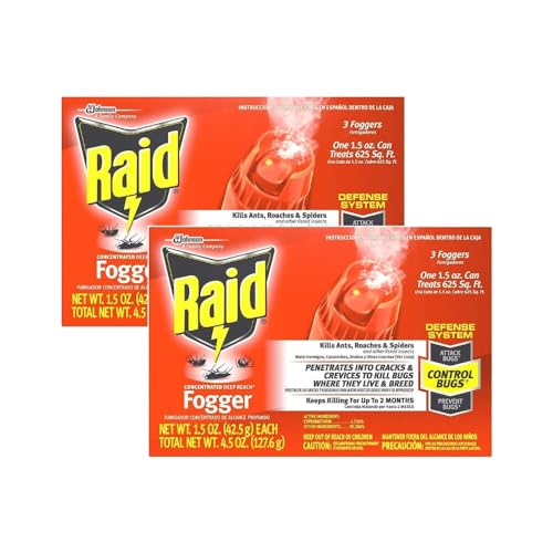 Raid Concentrated Deep Reach Fogger (Pack - 2)