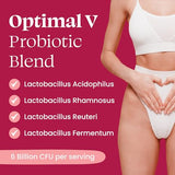 Optimal Prime Vaginal Probiotics for Women with Prebiotics, Cranberry Extract, and Lactobacillus Probiotic Blend, Supports Healthy Vaginal Flora, Odor Control, pH Balance, 2 Month Supply, 120 Capsules