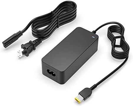 Slim Tip Charger Replacement for Lenovo ThinkPad T470 T470S T460 T460S T450 T570 T560 T550 T540p T450S T440 T440S T440P T431s Laptop, (Safety Certified by UL), 65W, 45W