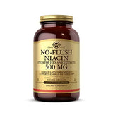 Solgar No-Flush Niacin 500 mg, 250 Vegetable Capsules - Cardiovascular Support - Supports Energy Metabolism - No-Flush Delivery - Vegan, Gluten Free, Dairy Free, Kosher - 250 Servings