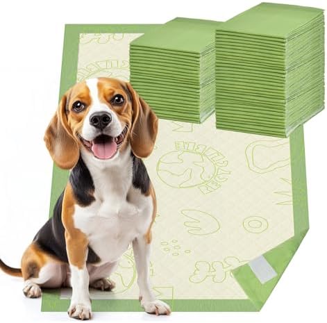 Gardner Pet Dog Pee Pads with Adhesive Strips 50Count, 19"X30" Extra Large Disposable Pee Pads for Dogs, Non-Slip Puppy Training Pads for Crate/Cage/Carrier