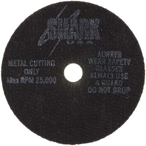 SHARK 13216 13215 3x1/32x3/8 Aluminum Oxide Reinforced Cut-Off Wheels, 54 Grit, 100 Pack