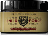 ShilaForce™ Shilajit Pure Gold-Grade Wild-Harvested Himalayan Organic Live Resin - 500mg 70% Fulvic Acid & 10% Humic Acid with 85+ Trace Minerals, 30g Made in USA