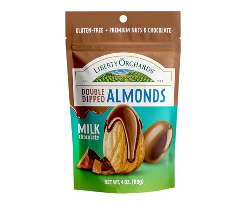 Double Dipped - Milk Chocolate Almonds, Gluten Free, Premium Nuts & Creamy Chocolates Delightful Treat