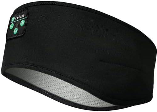 Sleep Headphones Bluetooth Headband, Sleeping Headphones Sports Headband Headphones, Long Time Play Sleeping Headsets with Built in Speakers Perfect for Workout Running Yoga