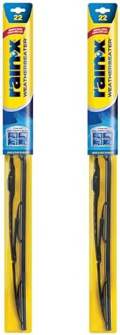 Rain-X 820149 WeatherBeater Wiper Blades, 22" Windshield Wipers (Pack of 2), Automotive Replacement Windshield Wiper Blades That Meet Or Exceed OEM Quality And Durability