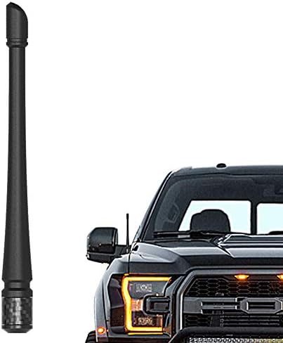 RYDONAIR Short Antenna Compatible with Ford F150 2009-2025 & Ford Bronco 2021-2025, Internal Copper Coil for Enhanced Reception, Car Wash Proof, 7 inches Rubber Antenna Replacement