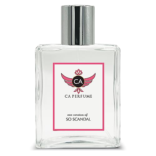 CA Perfume Impression of Jean Paul So Scandal For Women Replica Fragrance Dupes Eau de Parfum Spray Bottle 3.4 Fl Oz/100ml-X1