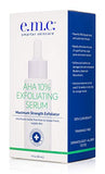 EMC 10% Alpha Hydroxy Acid Serum Exfoliating AHA Face Serum w/Glycolic Acid Reduces Wrinkles, Fine Lines, and Dry Skin. 100% Clean Hydrating Facial Serum 1 Fl oz.