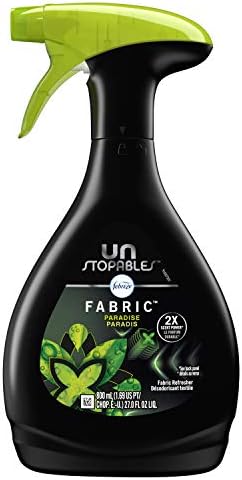 Febreze Unstopables Odor-Eliminating Fabric Refresher, Paradise, 27 fl oz (Pack of 2)