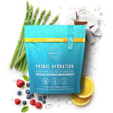 Primal Harvest Electrolytes Powder Packets Primal Hydration, Easy Open Packets, Energy Drink Mix (Lemon Berry, 30 Packs) (1 Bag)