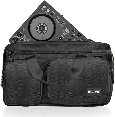 DJ Controller Case Bag fits for DDJ-FLX4,DDJ SB3, DDJ SB2,DDJ 400, DDJ RB Padded DJ Travel Carrying Bag