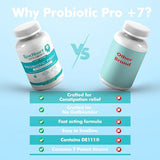 Probiotics for Constipation - Bowel Movement - Bloat and Gas Relief - probiotic Supplement with acidophilus & bifidobacterium - for Men & Women 60 caps