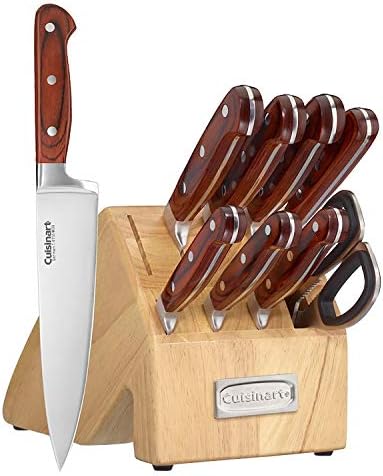 Cuisinart C99PW-10P Professional-Cutlery-Block-Set, 10-Piece, Pakka Wood