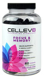 Cellev8 Focus & Memory Nootropic Gummies - Supports Cognitive Function, Mental Clarity, Sharpened Focus & Improved Memory - D-Ribose Energy Boost - Gluten Free Made in USA - Grape Flavor, 60 Count