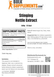 BULKSUPPLEMENTS.COM Stinging Nettle Extract - from Stinging Nettle Leaf, Nettle Supplement - Vegan & Gluten Free, 1000mg per Serving, 500g (1.1 lbs) (Pack of 1)