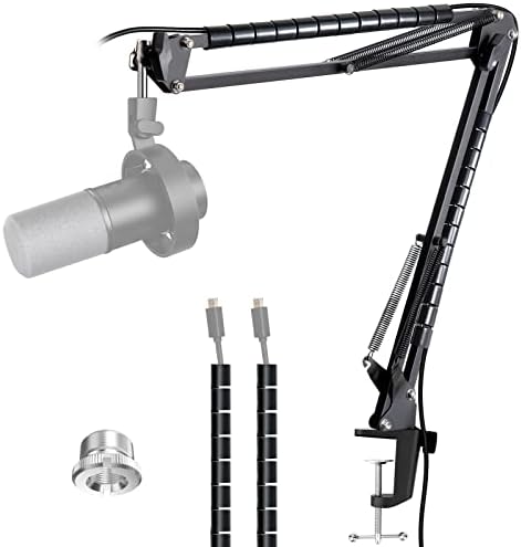 Mic Arm Compatible with Fifine K688 Microphone, Boom Arm for Fifne K688 Mic with Cable Management, Adjustable Microphone Arm Stand by YOUSHARES
