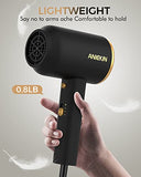 ANIEKIN Hair Blow Dryer 1875W with Diffuser, Travel Ionic Hair Dryer, Constant Temperature Hair Care Without Damaging Hair, Black