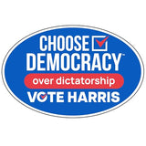 Choose Democracy Over Dictatorship Magnet for Fridge, Car, and Truck | Anti Trump | Better Than a Sticker | US-Based Family Business (1)