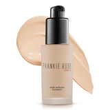 Frankie Rose Cosmetics Matte Perfection Foundation Makeup – Long-Lasting, Hydrating Foundation for Semi-Matte Finish - Foundation Full Coverage for All Skin Types - (Fair) 1.0 US fl oz / 30 ml