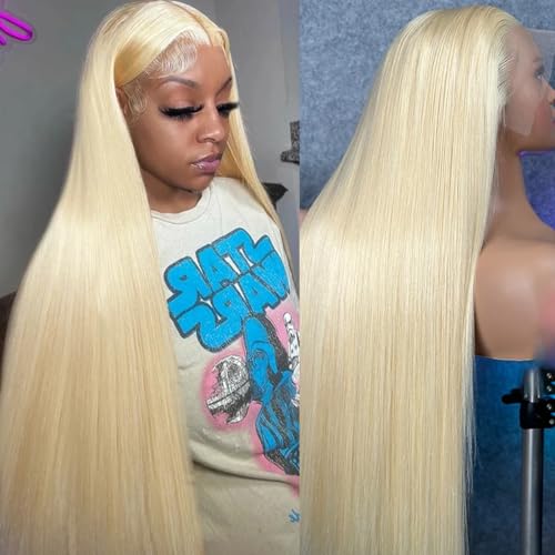 613 Lace Front Wig Human Hair 613 13x6 Lace Front Wig Human Hair 200 Density HD Lace Frontal Wig Blonde Wig Human Hair Glueless Straight Blonde Lace Front Wigs Human Hair Pre Plucked 28 Inch