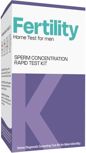Trak Plus Male Fertility Testing System Fertility Home Test Kit for Men- Shows Normal or Low Sperm Count- Easy to Read Results-Convenient, Accurate, Private