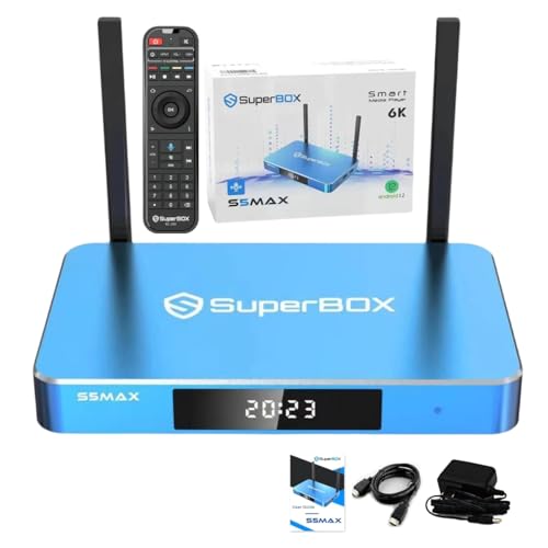 S-5-M-A-X 2025 New Box with Voice Remote Contro, 6K HDMI Output, 64GB Storage