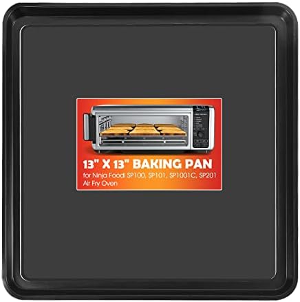 13" × 13" Nonstick Baking Sheet, Replacement Baking Pan for Ninja SP100, SP101, SP1001C, SP201 Foodi Air Fry Oven, Baking Tray for Ninja Foodi 8-in-1 Air Fry Oven