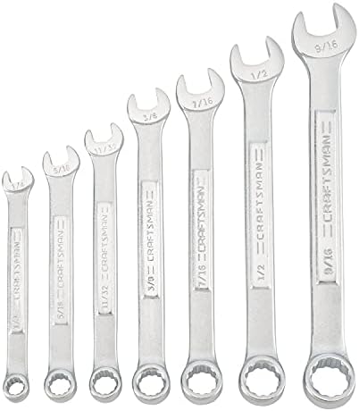 CRAFTSMAN SAE Wrench Set, 7-Piece, Includes Tool Pouch (CMMT21085)