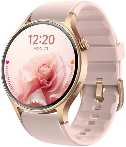 aeac Smart Watch for Women, AMOLED Ultra-Clear Screen Activity Trackers with Heart Rate/Sleep/SpO2 Monitor, Smartwatch for iPhone/Samsung/Android, 110+ Sport Modes Waterproof Fitness Reloj Inteligente