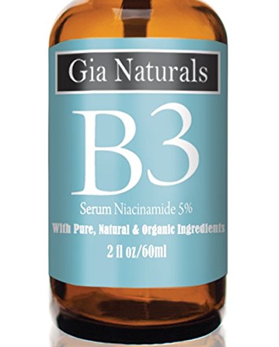 Pure, Natural and Organic B3 Niacinamide Serum Full 2 OZ size by Gia Naturals