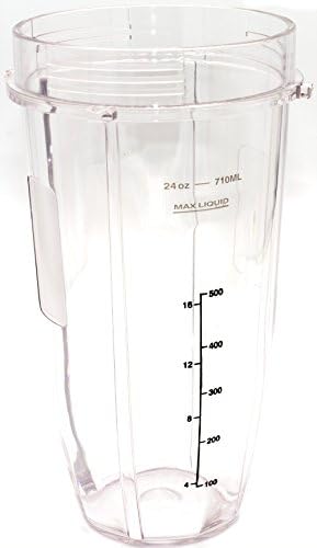 Blendin Replacement Cup Jar, Compatible with Nutri Ninja Auto-iQ 1000W and Duo Blenders (24 Ounce Cup)
