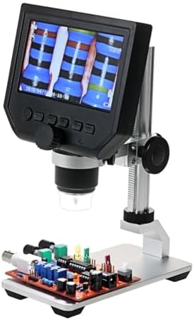 Microscope Kit G600 600X Electronic USB Microscope Digital Video Microscope Camera 4.3 Inch Microscope Lens Adapters (Color : Type1)
