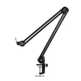 Melon Audio Microphone Boom Arm Stand, Heavy Duty Mic Suspension Scissor Boom Stand with Mic Clip and Cable Ties Perfect For Vocal Recording, Streaming and Podcasting, GAZ-40