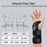 FREETOO Wrist Brace for Carpal Tunnel Relief Night Support , Maximum Support Hand Brace with 3 Stays for Women Men , Adjustable Wrist Support Splint for Right Left Hands for Tendonitis, Arthritis ,