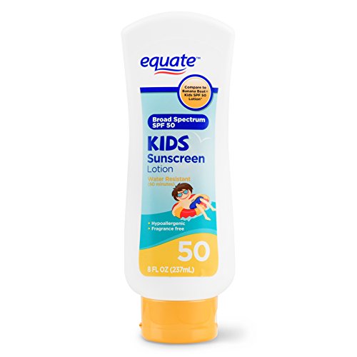 Equate Kids Sunscreen Lotion, Broad Spectrum, SPF 50, 8 Oz